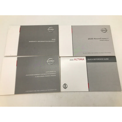 2020 Nissan Altima Sedan Owners Manual with Case OEM D01B36036