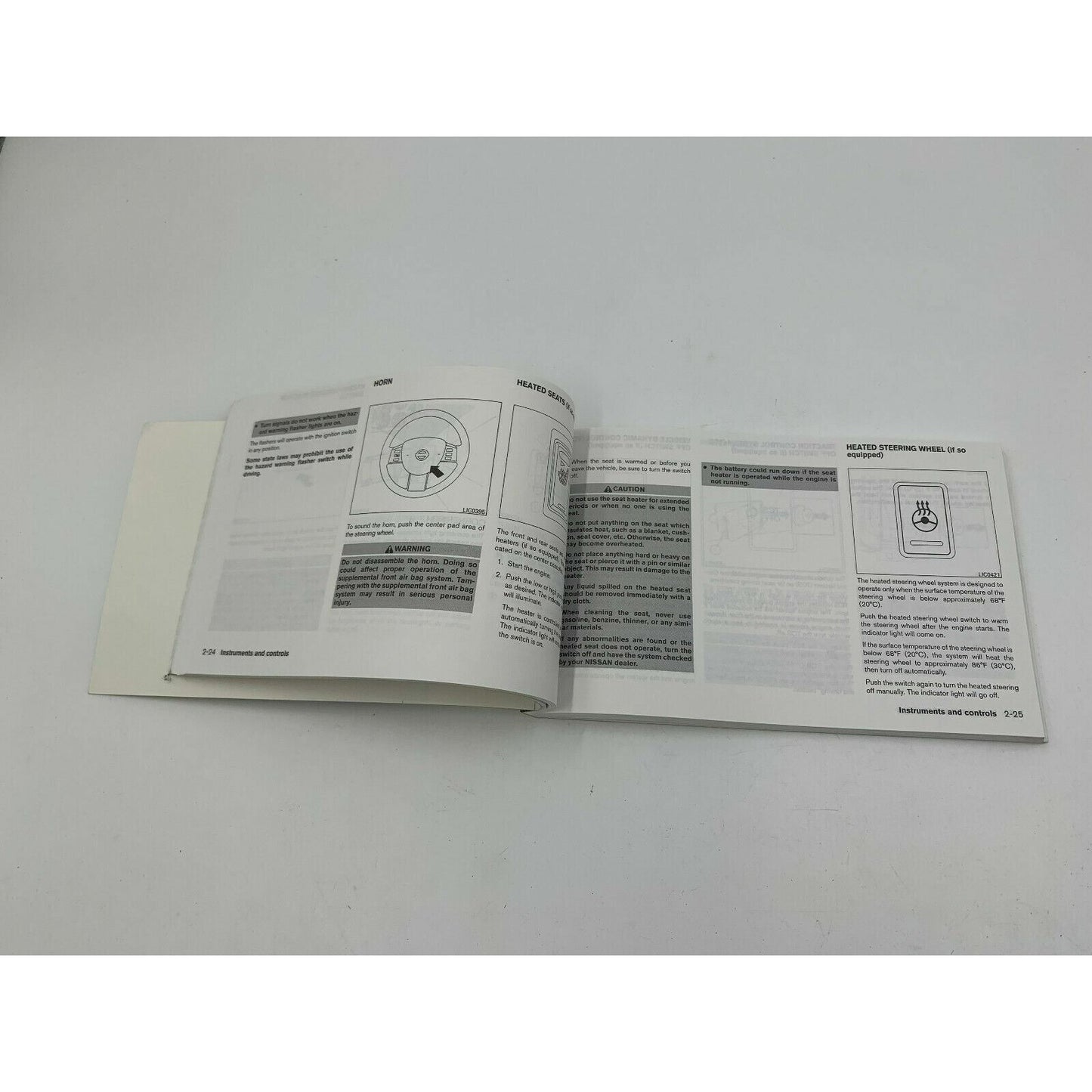 2004 Nissan Maxima Owners Manual OEM D02B25087