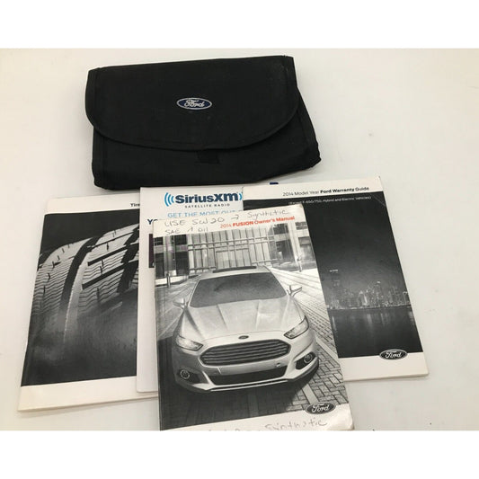 2014 Ford Fusion Owners Manual Set with Case OEM E02B21023