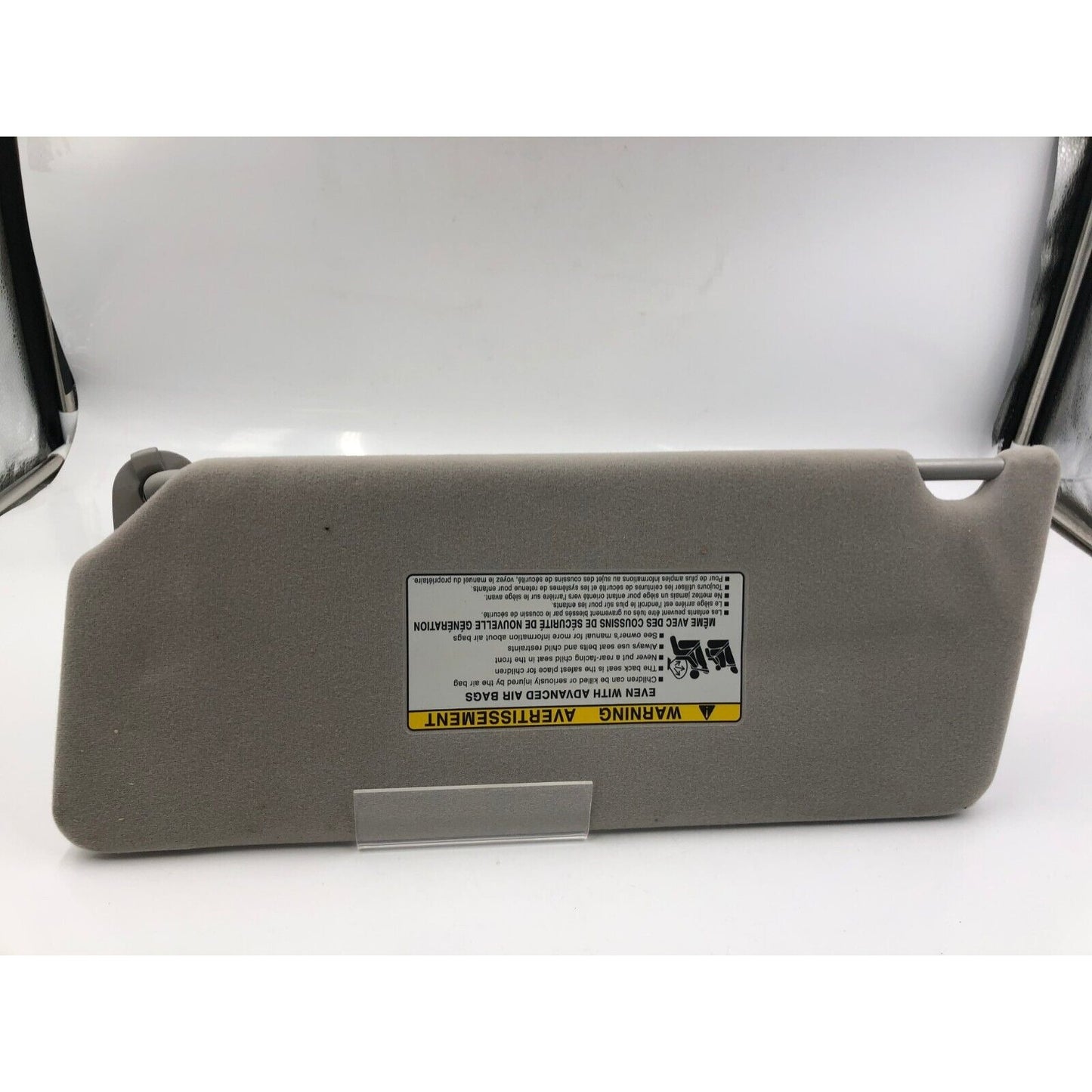 2002-2006 Toyota Camry Passenger Sun Visor Sunvisor Gray OEM C03B07083