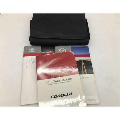 2010 Toyota Camry Owners Manual Set with Leather Case OEM D01B55010