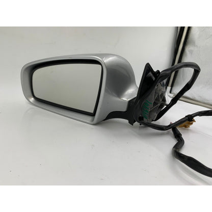 2002-2008 Audi A4 Driver Side View Power Door Mirror Silver OEM D02B17080