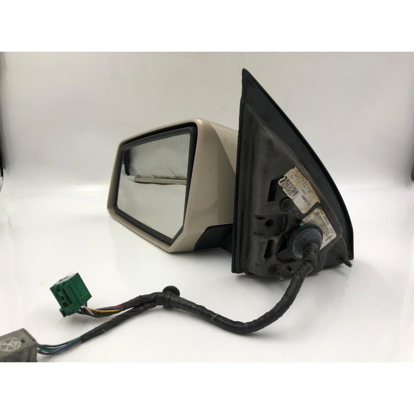 2007-2008 GMC Acadia Driver Side View Power Door Mirror Champaign OEM A02B57002