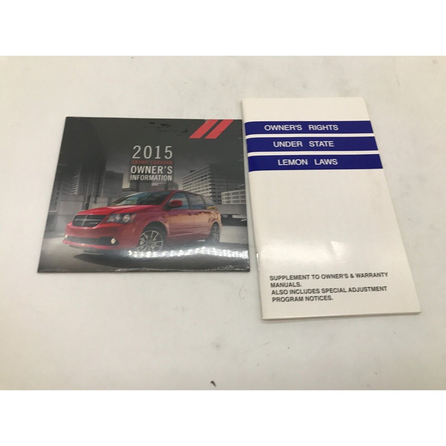 2015 Dodge Grand Caravan Owners Manual Handbook Set with Case OEM E02B21019