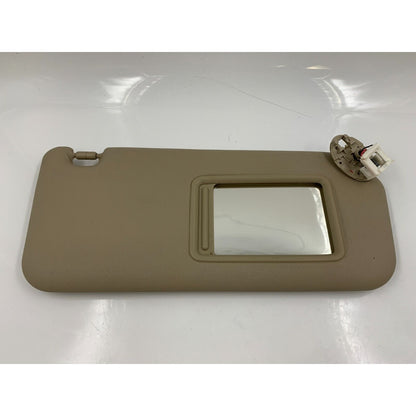 2006-2009 Toyota RAV4 Passenger Sun Visor Sunvisor Illuminated Tan OEM C03B09082