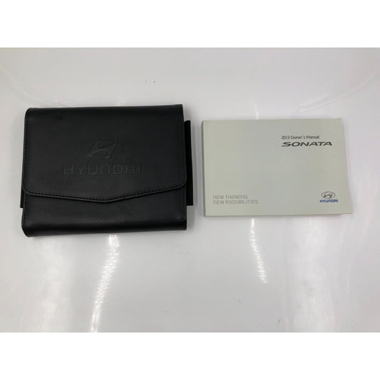 2013 Hyundai Sonata Owners Manual Handbook Set with Case OEM A04B06038