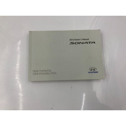 2013 Hyundai Sonata Owners Manual Handbook Set with Case OEM A04B06038