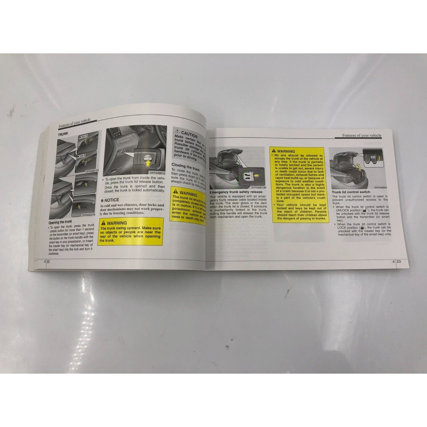 2013 Hyundai Sonata Owners Manual Handbook Set with Case OEM A04B06038