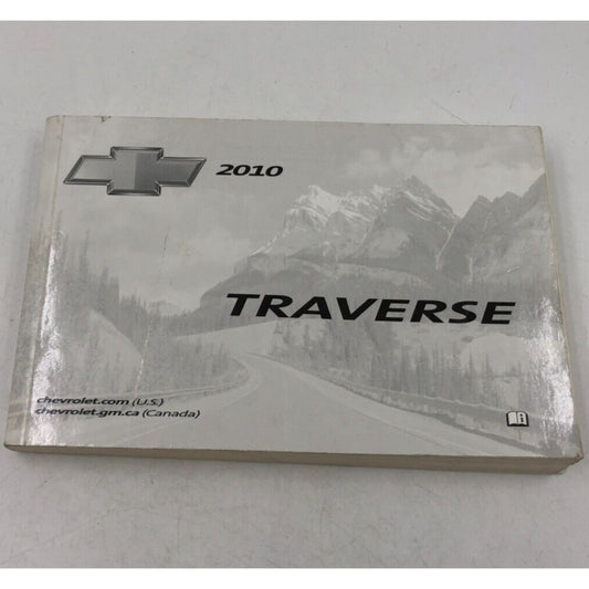 2010 Chevrolet Traverse Owners Manual OEM D02B25084