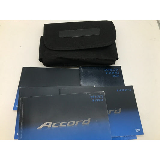 2014 Honda Accord Sedan Owners Manual Set with Case OEM E02B21024