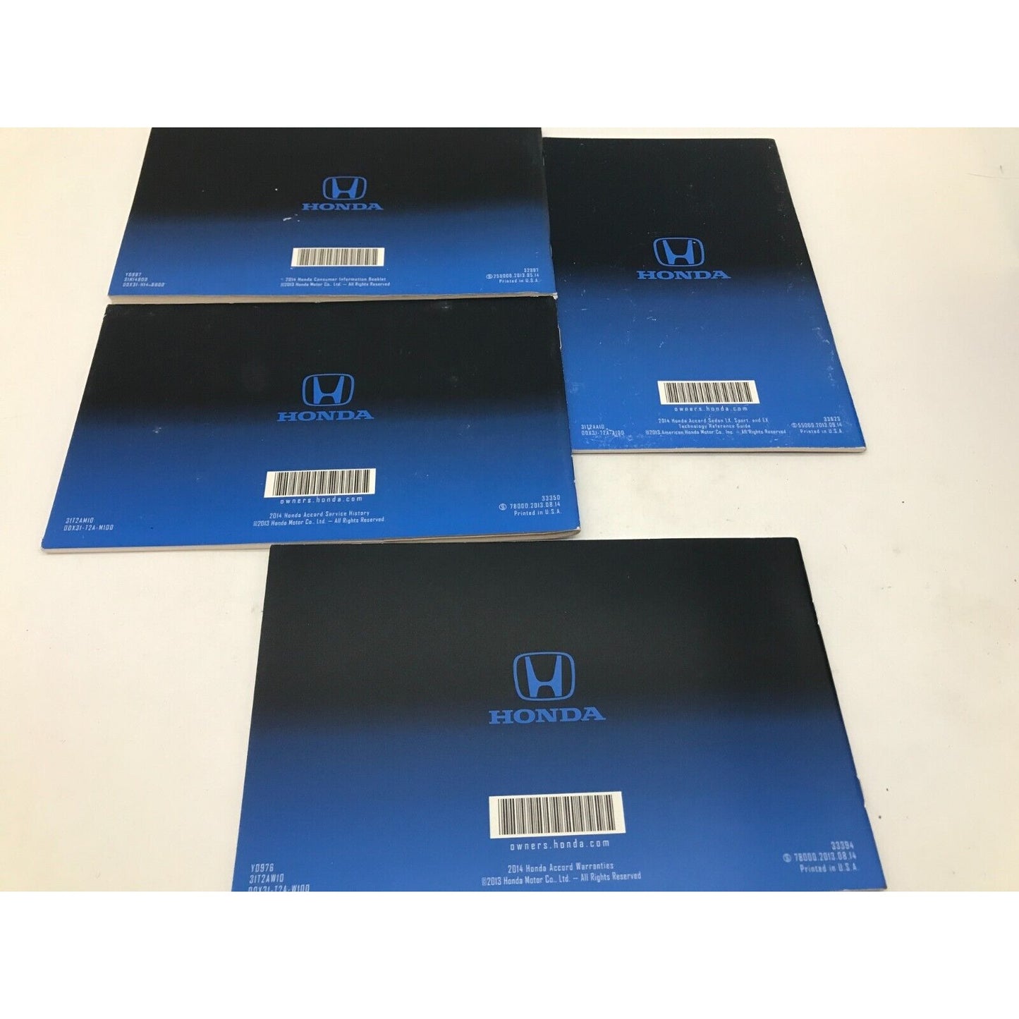 2014 Honda Accord Sedan Owners Manual Set with Case OEM E02B21024