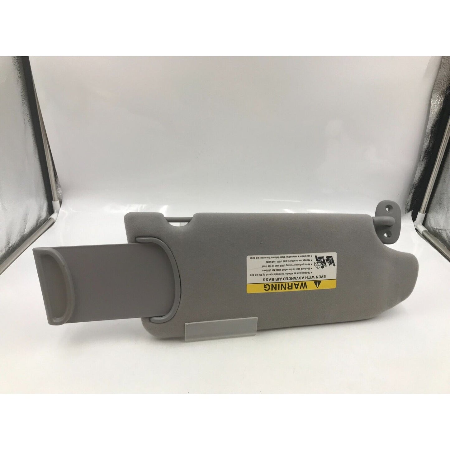 2010-2012 Mitsubishi Galant Driver Sun Visor Sunvisor Gray OEM D01B52081