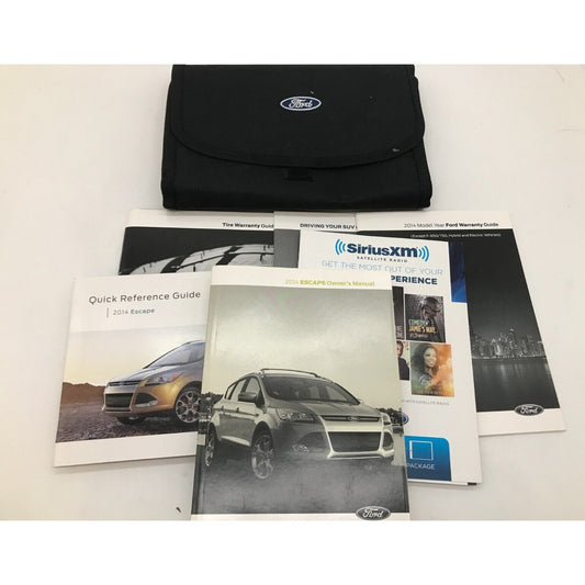 2014 Ford Escape Owners Manual Set with Case OEM E02B21018