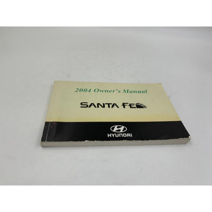 2004 Hyundai Santa FE Owners Manual OEM G02B06032