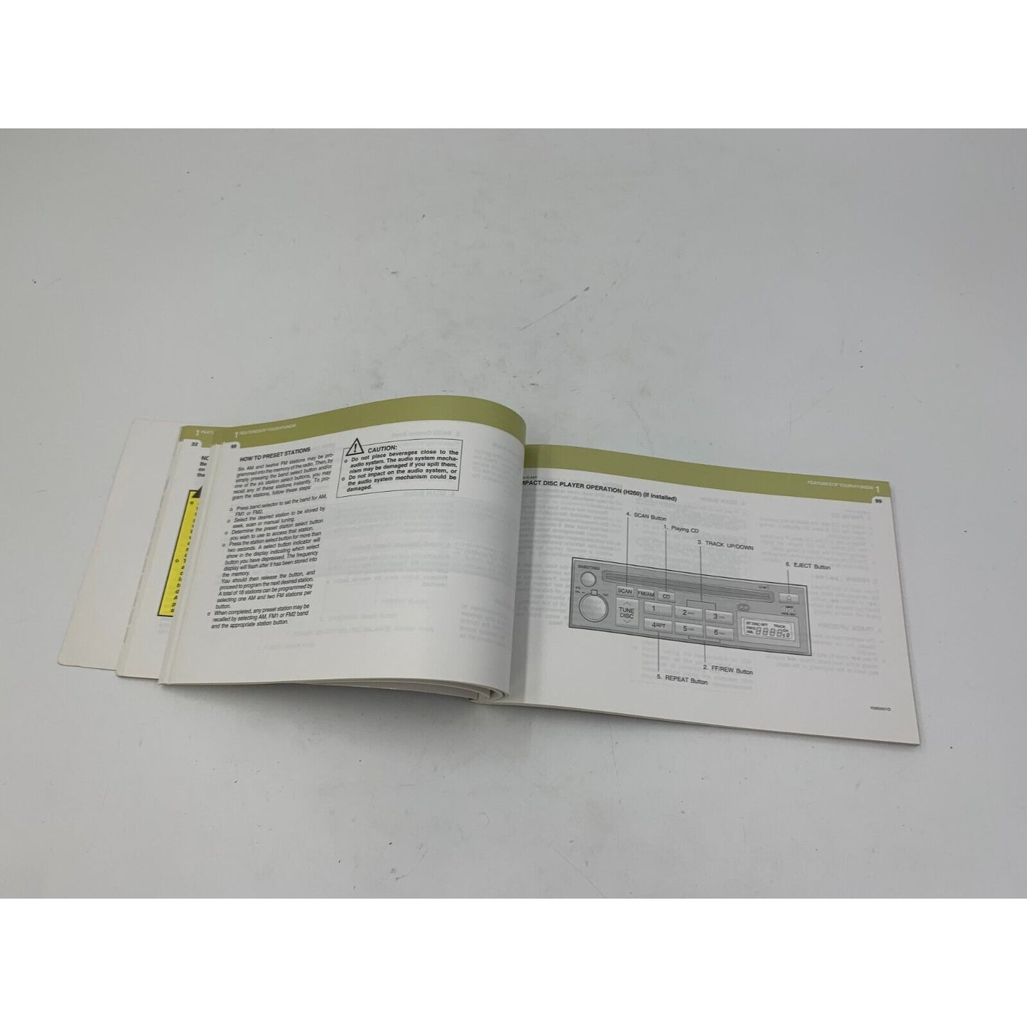 2004 Hyundai Santa FE Owners Manual OEM G02B06032