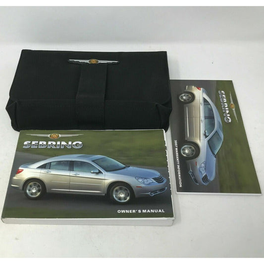 2007 Chrysler Sebring Owners Manual Set with Case OEM E02B46083