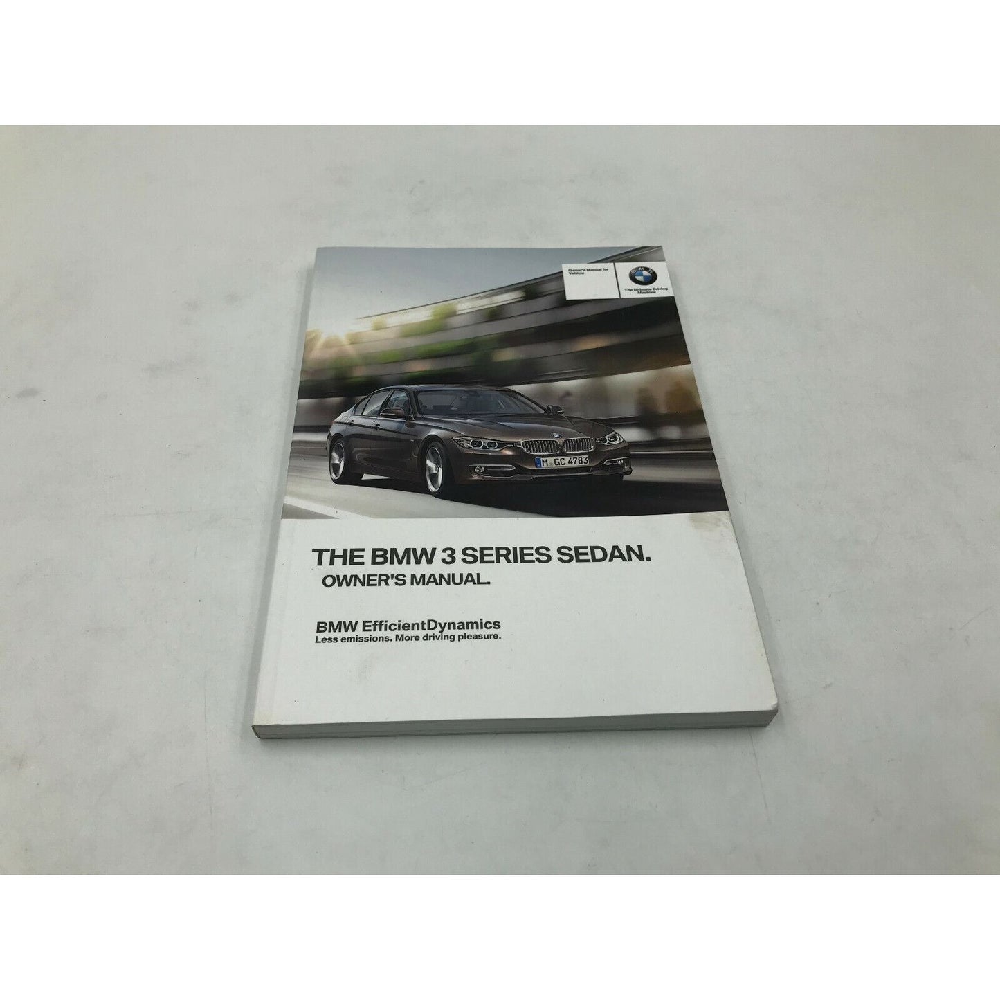 2014 BMW 3 Series Sedan Owners Manual Handbook Set with Case OEM C01B14045