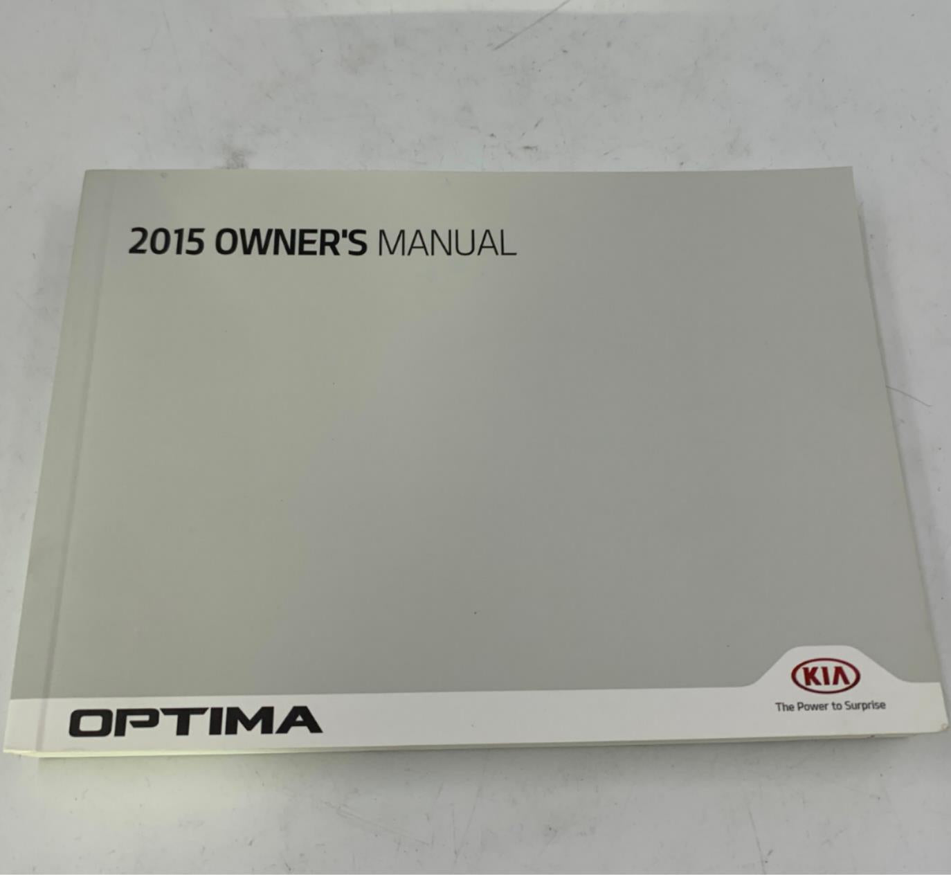 2015 Kia Optima Sedan Owners Manual OEM G02B33059