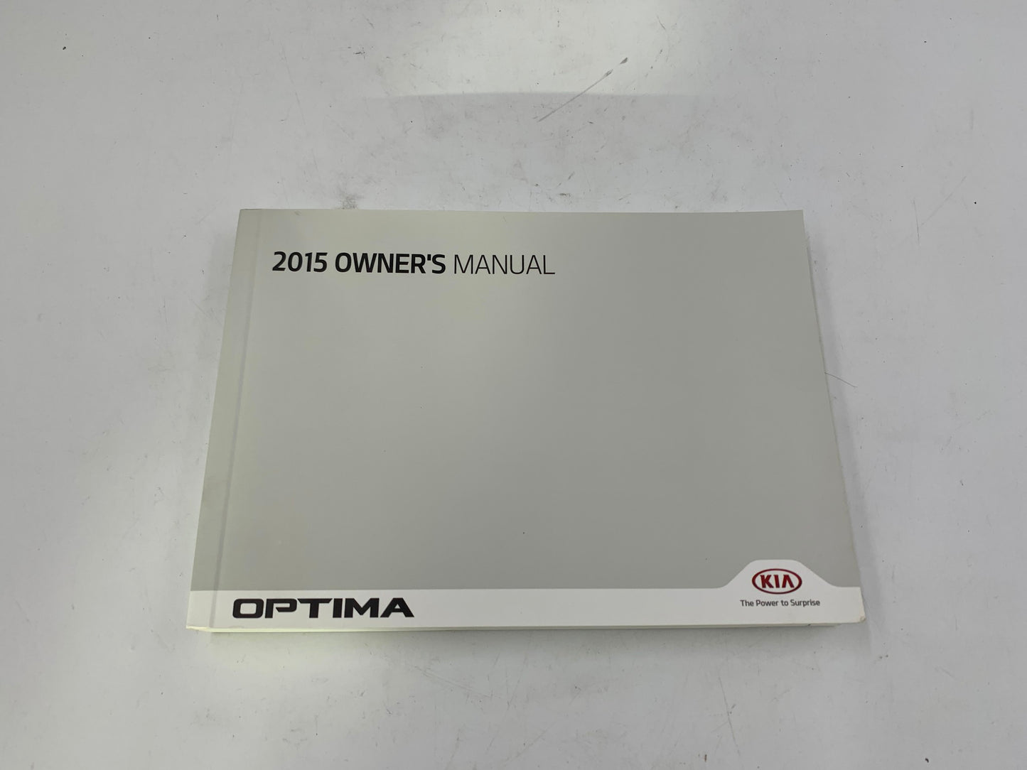 2015 Kia Optima Sedan Owners Manual OEM G02B33059