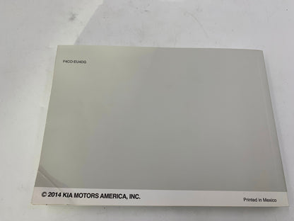 2015 Kia Optima Sedan Owners Manual OEM G02B33059