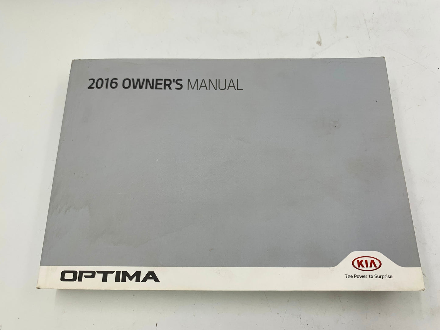 2016 Kia Optima Sedan Owners Manual with Case OEM F04B53064