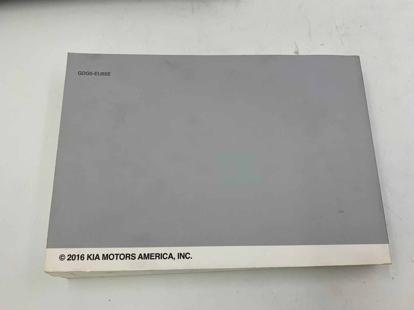 2016 Kia Optima Sedan Owners Manual with Case OEM F04B53064