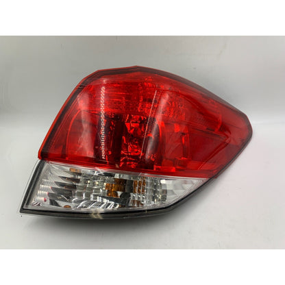 2010-2014 Subaru Outback Passenger Side Tail Light Taillight OEM D04B33081