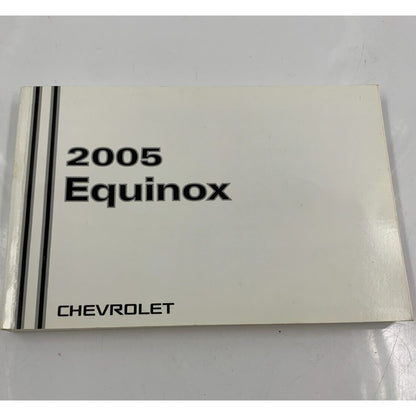 2005 Chevrolet Equinox Owners Manual OEM D04B33086