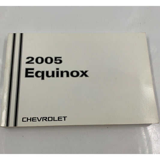 2005 Chevrolet Equinox Owners Manual OEM D04B33086