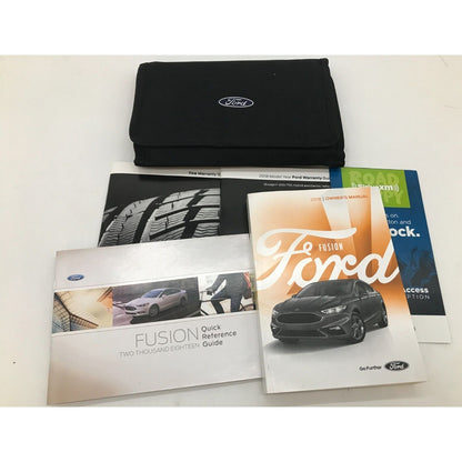 2018 Ford Fusion Owners Manual Set with Case OEM E02B21022