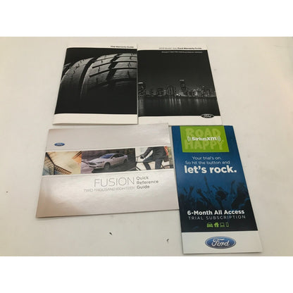 2018 Ford Fusion Owners Manual Set with Case OEM E02B21022