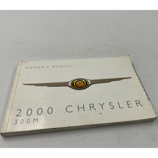 2001 Chrysler 300M Owners Manual OEM C02B17087