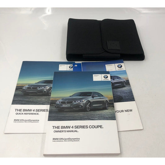 2016 BMW 4 Series Coupe Owners Manual Set with Case D02B31050