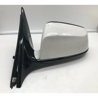 2009-2012 BMW 750i Driver Side View Power Door Mirror White OEM B01B37028