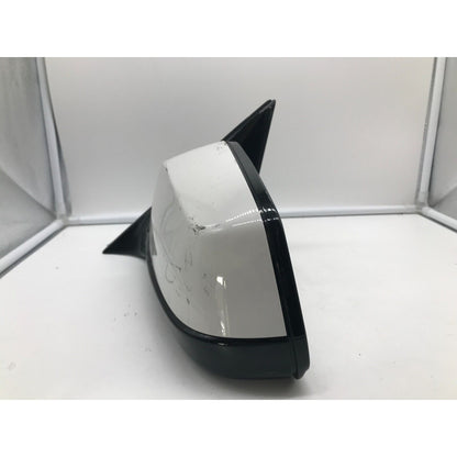 2009-2012 BMW 750i Driver Side View Power Door Mirror White OEM B01B37028