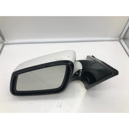 2009-2012 BMW 750i Driver Side View Power Door Mirror White OEM B01B37028