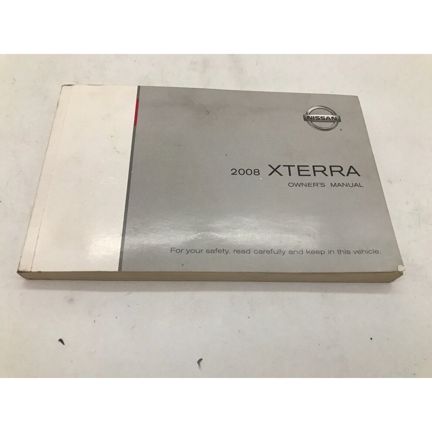 2008 Nissan XTerra X-Terra Owners Manual Set with Leather Case OEM D01B36037