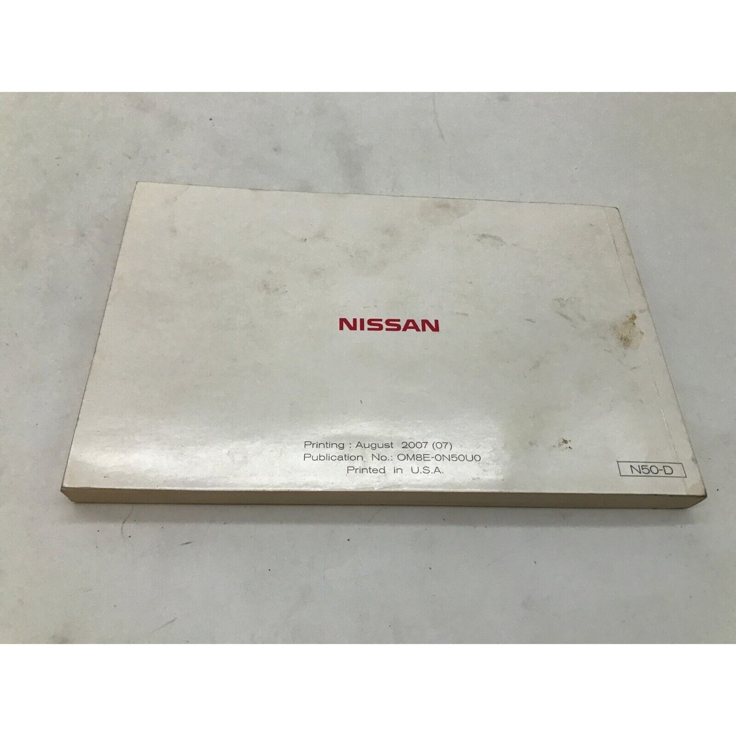 2008 Nissan XTerra X-Terra Owners Manual Set with Leather Case OEM D01B36037